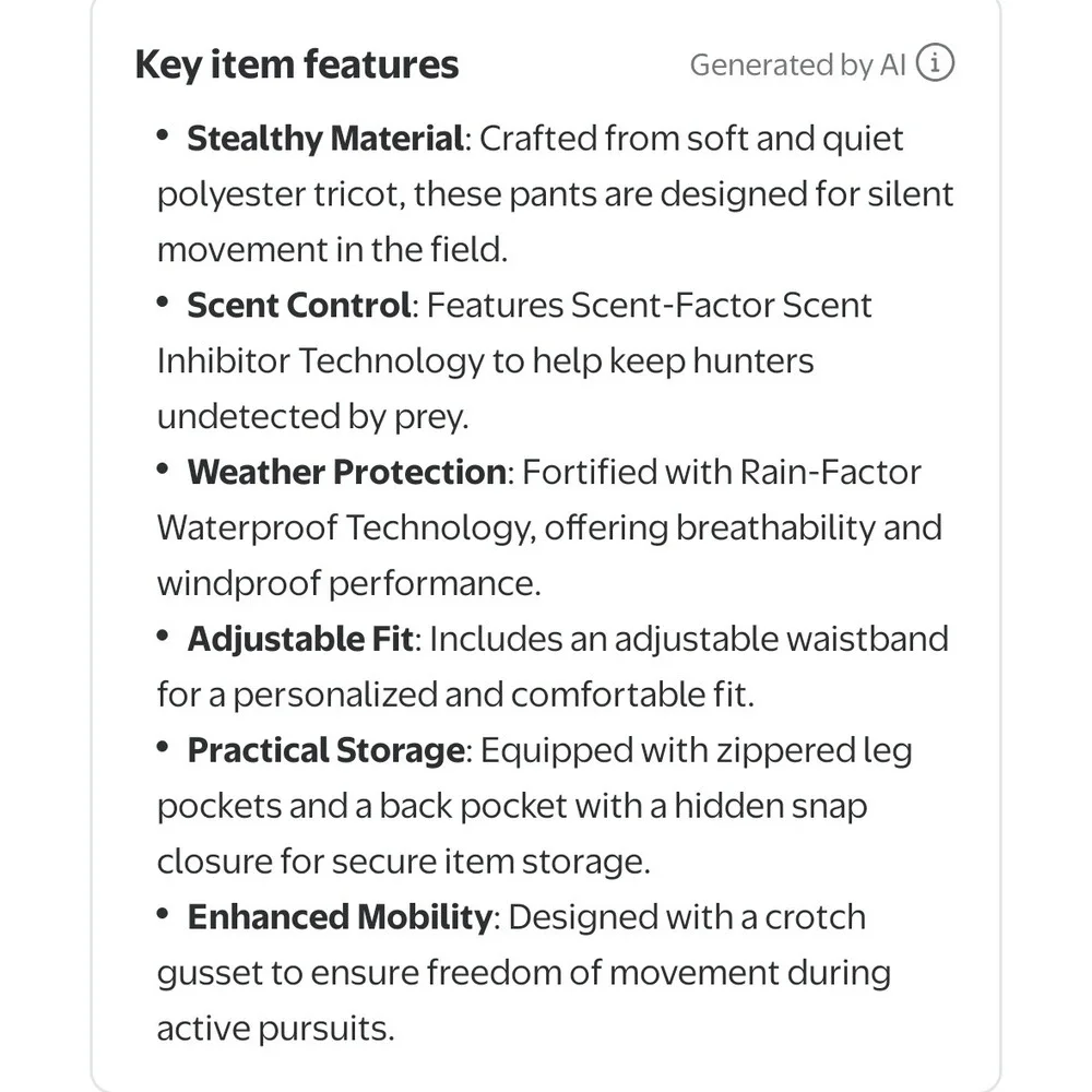 Realtree APX Men's Waterproof Camo Hunting Pants 2XL/2XG‎ outdoor camping hiking